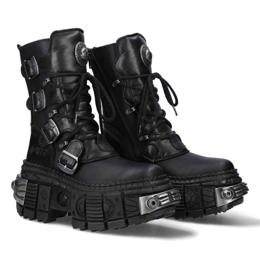 New Rock - MWALL373S3 Plattformstiefel - Schwarz Product image